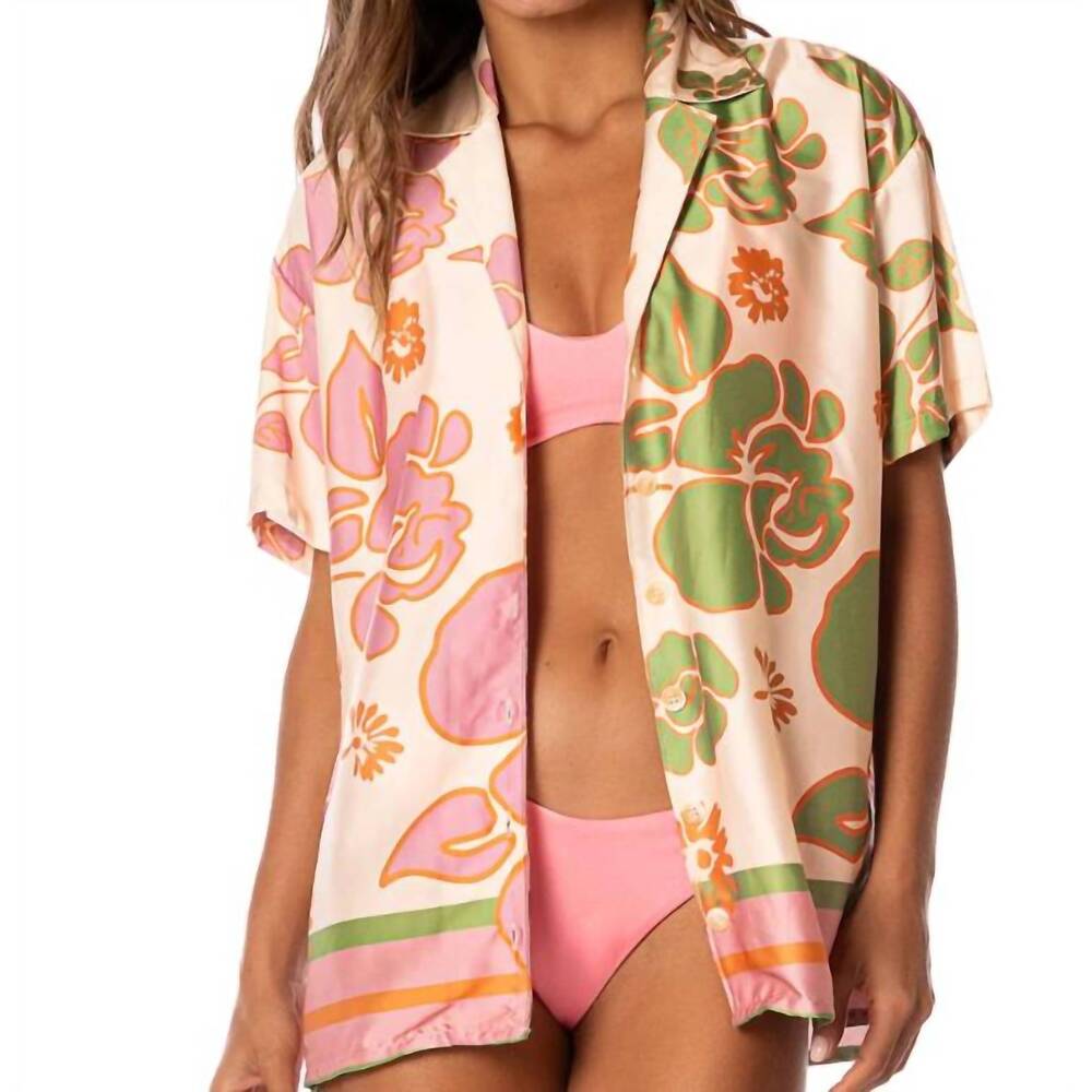 NEW MAAJI floating blooms noise shirt in pink - Picture 3 of 5